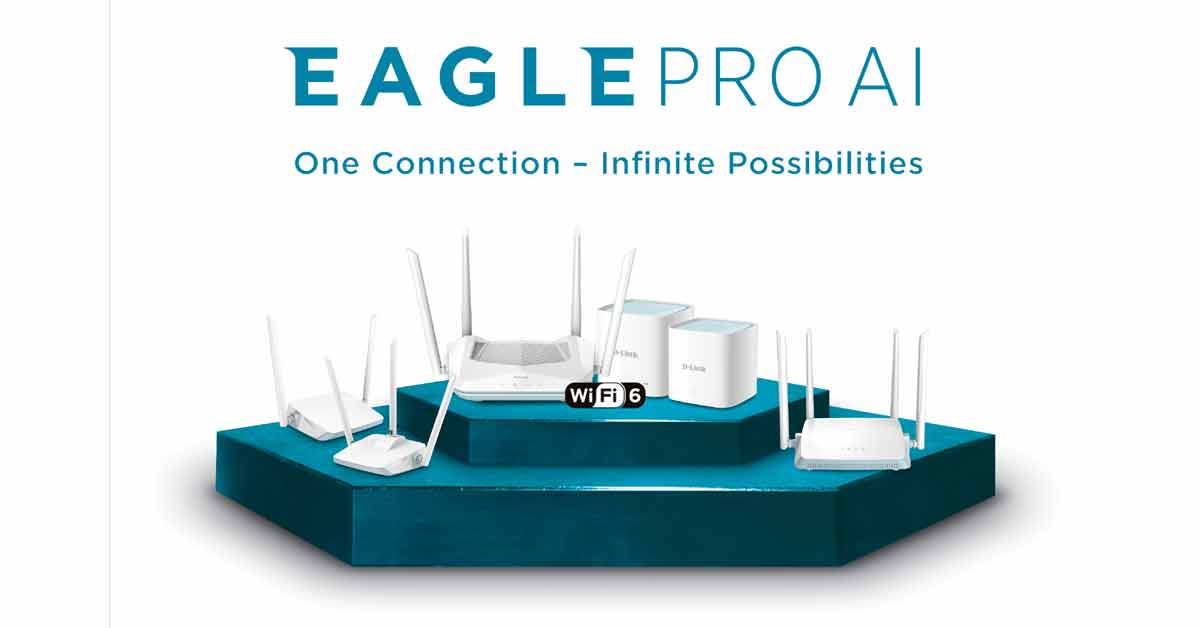D-Link’s EAGLE PRO AI series Routers impressive product range