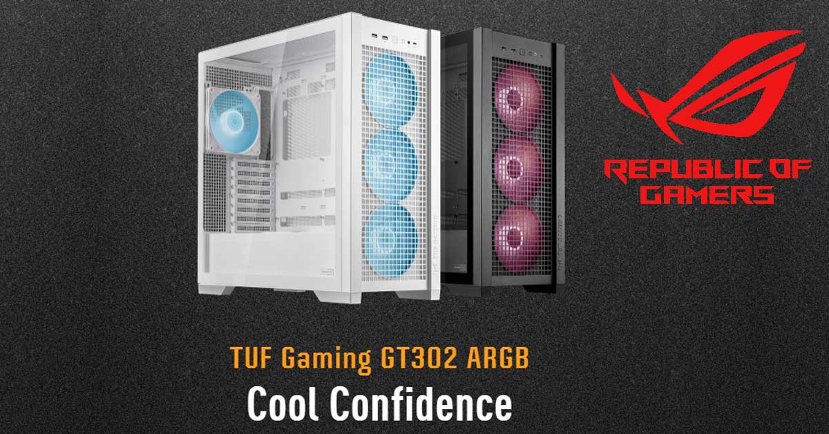 ASUS Announces TUF Gaming GT302 ARGB Chassis for High-Performance PCs